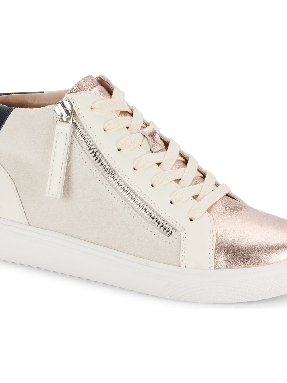 Blondo Waterproof Rose Gold High Top Leather Sneaker 8.5